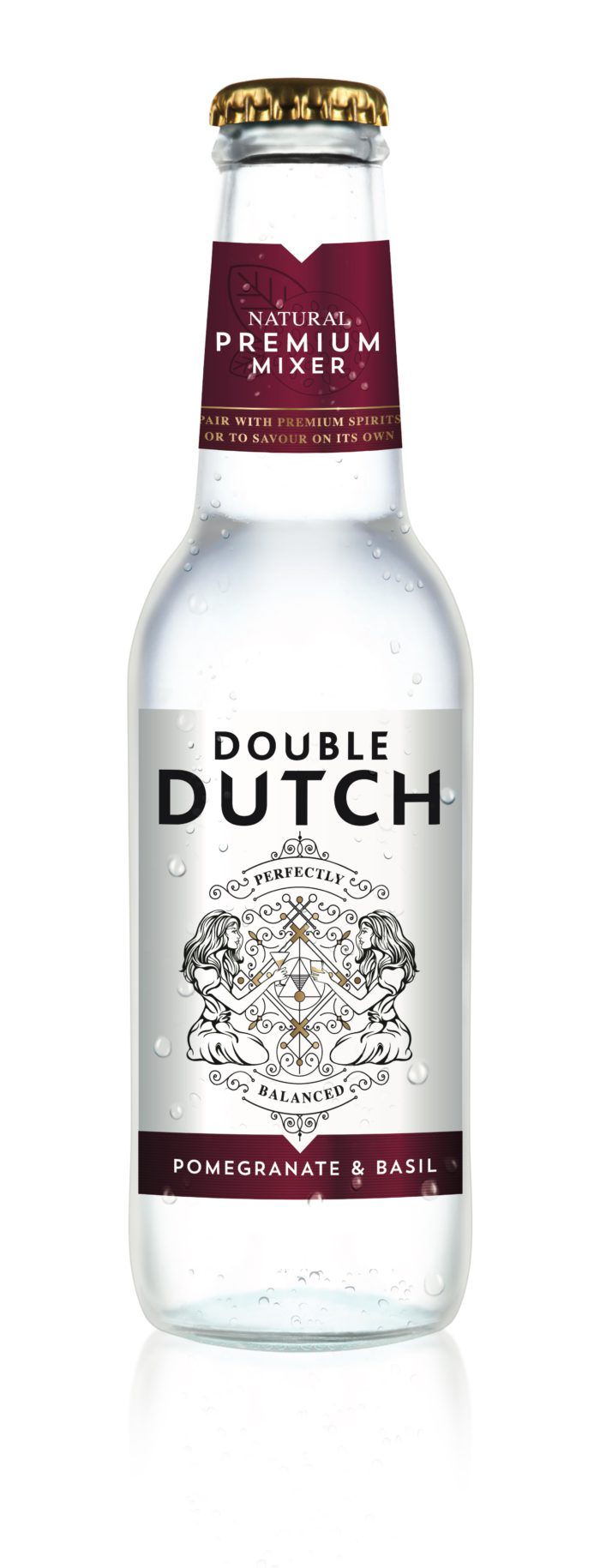 Double Dutch Pomegranate & Basil Tonic Water